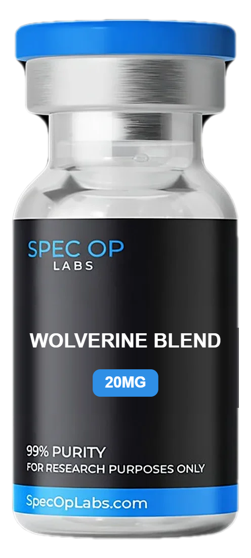Pharmaceutical-Grade Research Peptides & Compounds Wolverine Blend research peptide blend vial